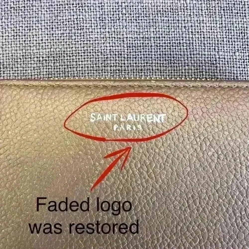 $750 Saint Laurent Cassandra Leather Bifold Wallet - Picture 3 of 11